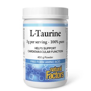 L-Тауpин – Подкрепа за сърцето и енергийния метаболизъм, 3000 mg, 450 g прах