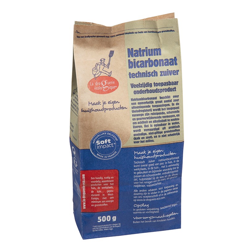 Сода бикарбонат за домакинството - Хигиена и дезодориране на дома, 500 g