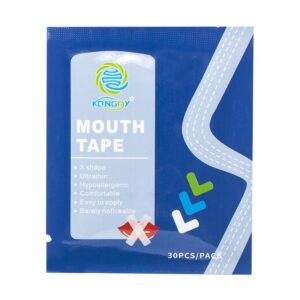 Лепенки за уста при хъркане – За насърчаване на носовото дишане по време на сън, 30 броя