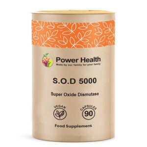 Антиоксидант - SOD Супероксид Дисмутаза, 90 капсули