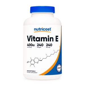 Зрение, коса и кожа - Витамин E, 400 IU x 240 софтгел капсули