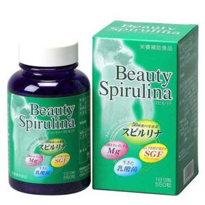 Японска спирулина + млечно-кисели бактерии и магнезий - Beauty Spirulina, 550 таблетки