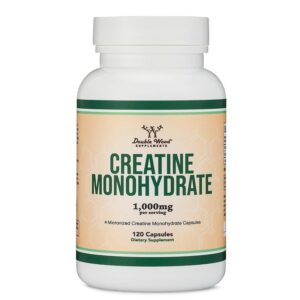 Креатин монохидрат – За сила, издръжливост и мускулен обем, 500 mg, 120 капсули