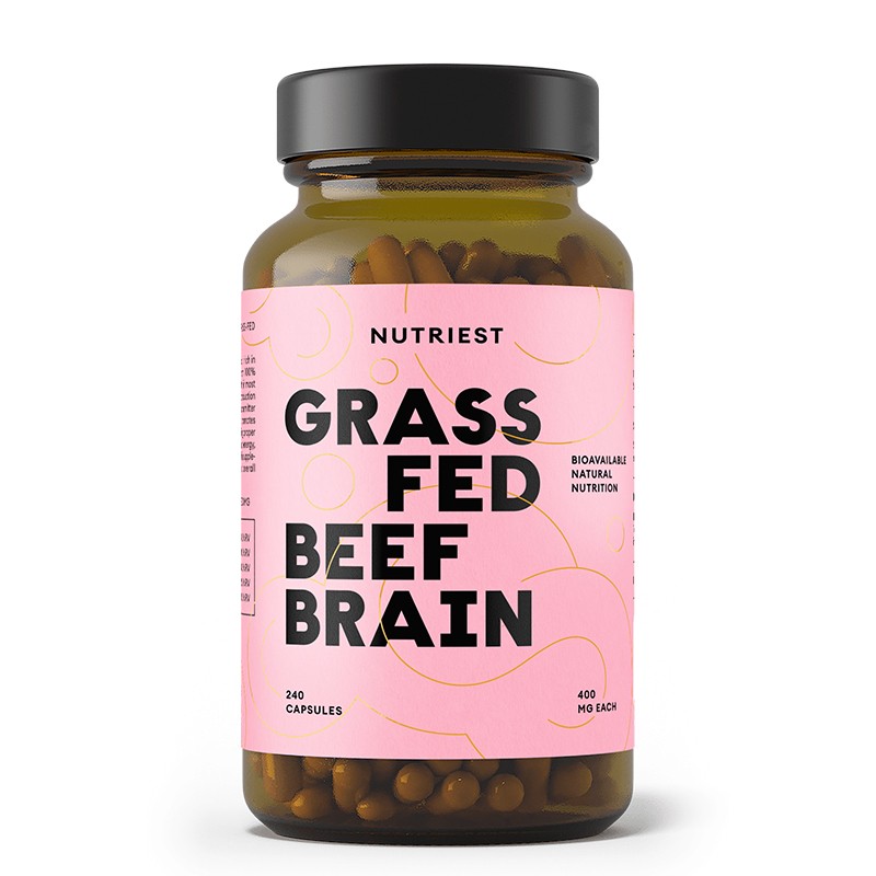 Говежди мозък и черен дроб (лиофилизирани) – Фокус, памет и енергия, 240 капсули