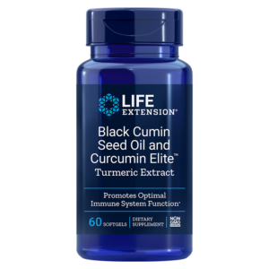 Black Cumin Seed Oil and Curcumin Elite™/ Черен кимион масло + Куркумин х 60 софтгел капсули