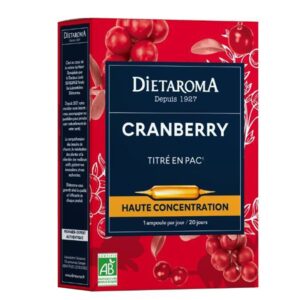 Уринарно здраве - Червена боровинка, 20 ампули за пиене