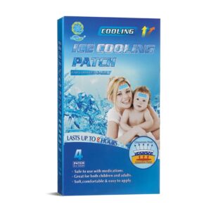 Охлаждащи гел пластири – При висока температура, 4 броя, 5×12 см