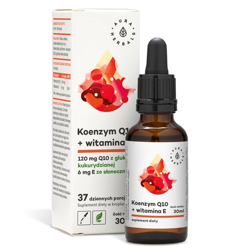 Сърдечно-съдова система - Коензим Q10 + Витамин Е, 30 ml капки
