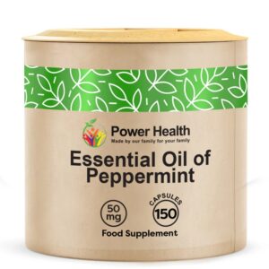 Етерично масло от мента – За стомашен комфорт и добро храносмилане, 150 капсули