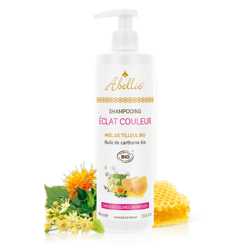 Шампоан за боядисана коса с шафраново масло и мед, 400 ml