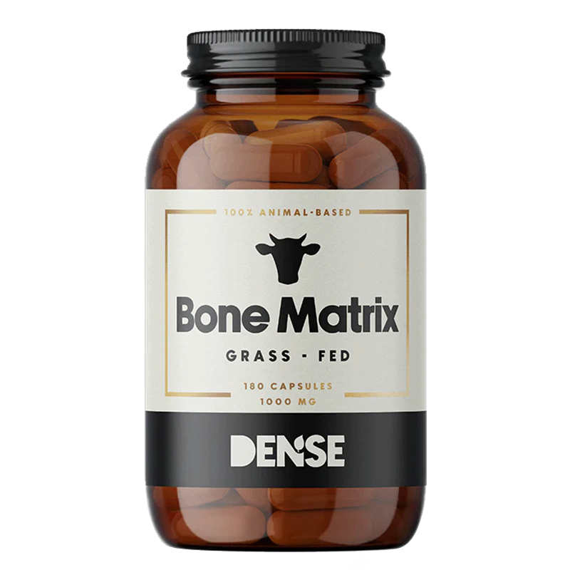Говежда костна матрица - За здрави кости, стави и мускули, 1000 mg, 180 капсули