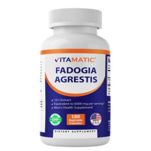 Фадогия агрестис – Подпомага мъжкия хормонален баланс и либидото, 600 mg, 180 капсули