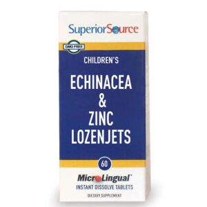 Цинк + ехинацея за деца – За имунна защита и облекчаване на раздразнено гърло, 60 сублингвални таблетки