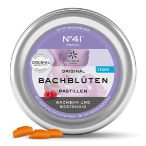 Мозъчна функция, памет и концентрация - Цветни есенции на д-р Бах №41, ~ 40 броя пастили, 50 g