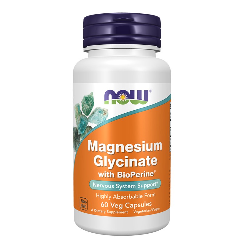 Магнезий (бисглицинат) 200 mg + BioPerine – Спокоен сън и устойчивост на стрес, 60 капсули