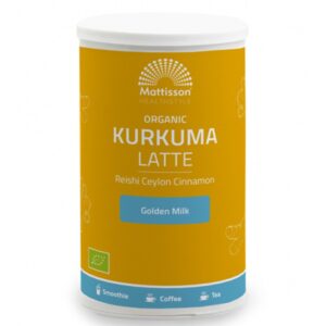 Лате Куркума с Рейши и Цейлонска канела Био, 160 g