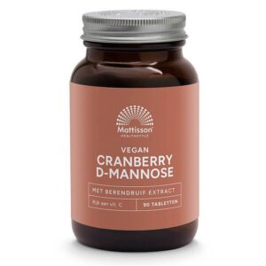 Уринарно здраве- Червена Боровинка , D-Маноза с Екстракт от Мечо Грозде, 90 таблетки