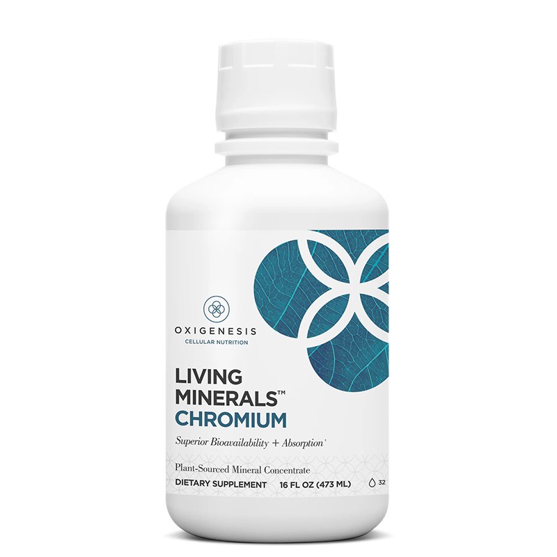 Контрол на кръвната захар - Течен хром Living Minerals, 473 ml