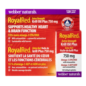 Масло от крил + Рибено масло + Астаксантин - RoyalRed, 120 софтгел капсули за 2 или 4 месеца прием