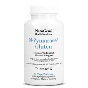 N-Zymarase® Gluten (ензимен комплекс при глутенова непоносимост), 90 капсули