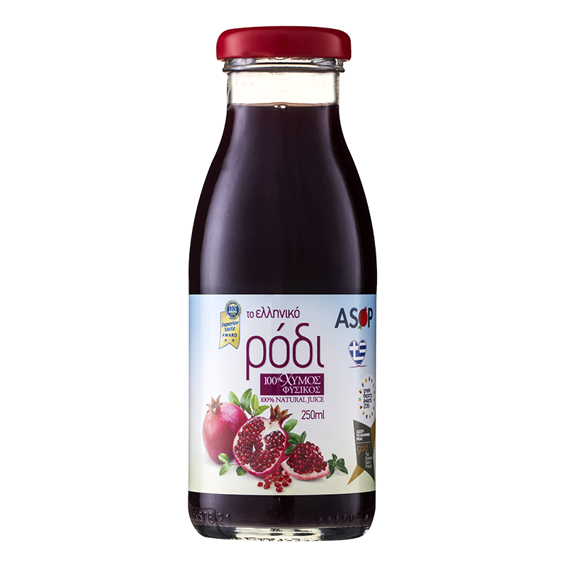 100% натурален сок от нар – антиоксидант и тоник за енергия, 250 ml