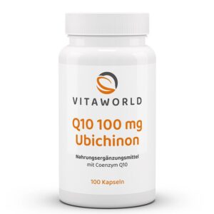 Коензим Q10 (убиквинон) – Енергия и сърдечна подкрепа, 100 mg, 100 капсули