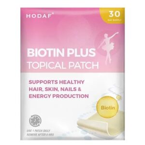 Пластири за коса, кожа и нокти – С биотин, фолат и витамин C, 30 броя