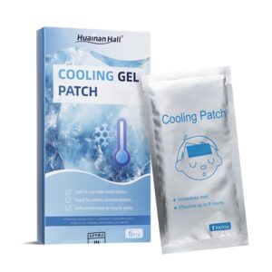 Охлаждащи гел пластири – При температура и главоболие, до 8 часа действие, 6 броя