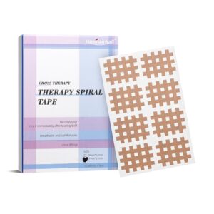 Кинезио терапевтични лепенки – Облекчение при напрежение и болка, 10 броя, 4.9 x 5.2 см