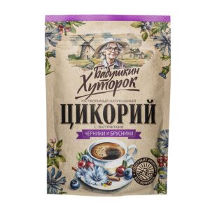 Разтворимо кафе от цикория с черна и червена боровинка, 100 g прах